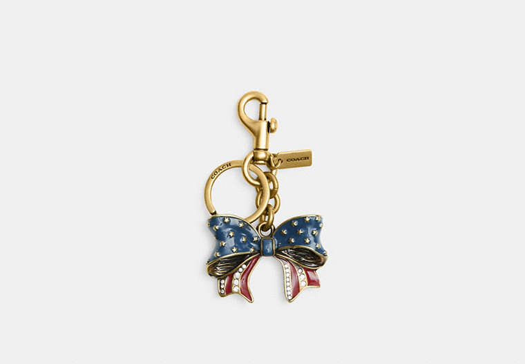 Signature Bag Charm - Brass/Multi
