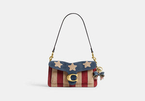 Large New York Cluster Bag Charm - Brass/Multi