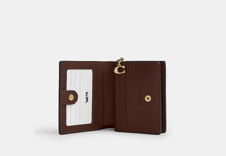 Snap Wallet In Signature Chenille - Gold/Maple