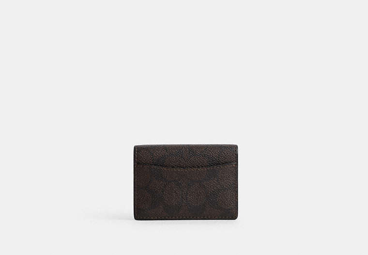 Card Case With Charms - Gold/Walnut/Black