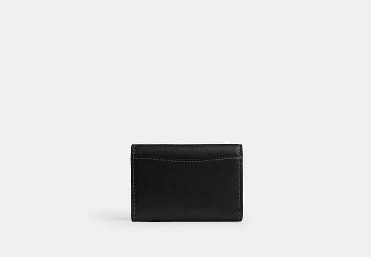 Flap Card Case - Gold/Black