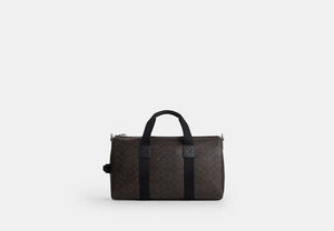Explorer Duffle Bag 45 In Signature Canvas With Patches - Sv/Walnut/Black