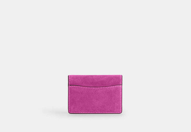 Card Case With Charms - Gold/Magenta