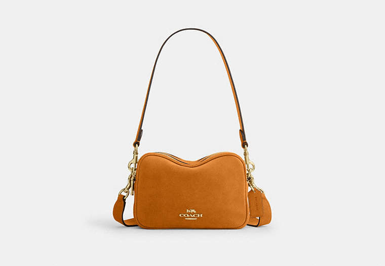 Mini Carey Crossbody Bag - Gold/Marigold