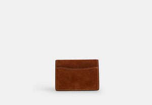 Card Case With Charms - Gold/Warm Brown