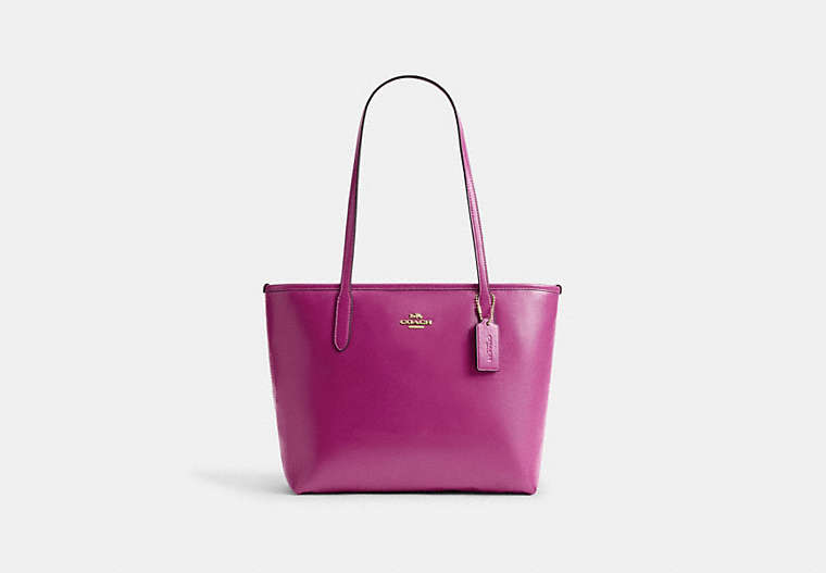 Medium City Tote Bag - IM/Magenta