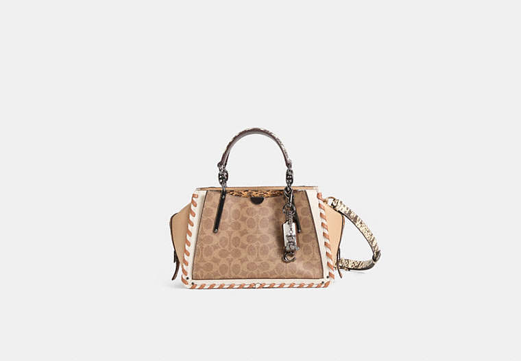 Custom Dreamer In Signature Canvas With Snakeskin Detail - Pewter/Tan Beechwood Multi