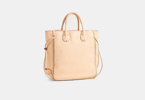 Custom Tall Tatum Tote - Light Gold/Apricot