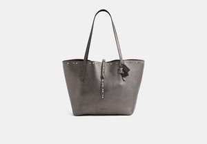 Custom Market Tote - Gunmetal/Gunmetal Black