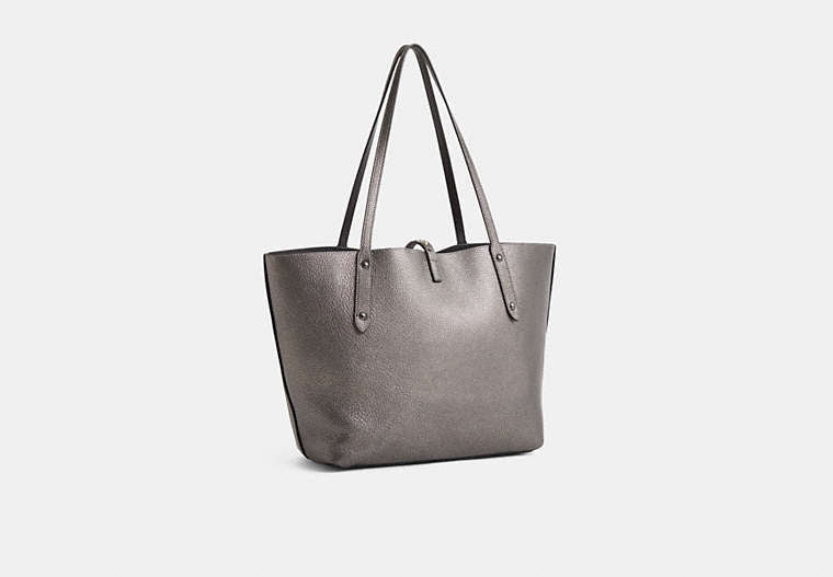 Custom Market Tote - Gunmetal/Gunmetal Black