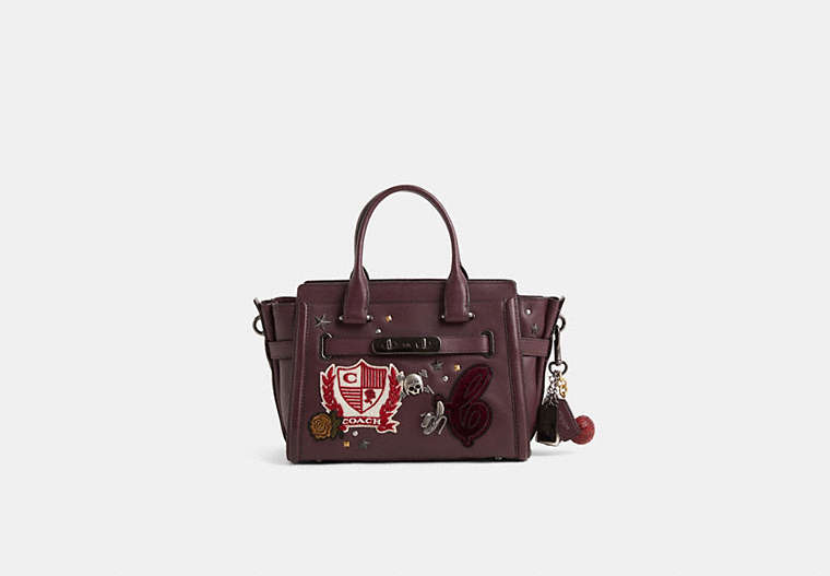Custom Coach Swagger 27 - Dark Gunmetal/Oxblood