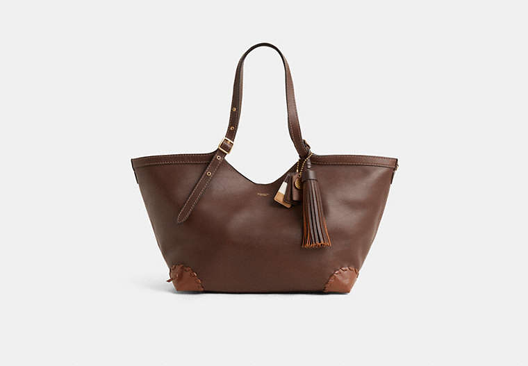 Custom Gramercy Tote Bag - Brass/Maple