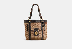Custom Legacy Signature Tote - Brass/Khaki/Black