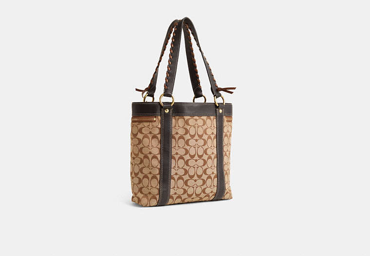 Custom Legacy Signature Tote - Brass/Khaki/Black