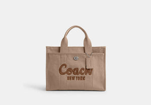 Cargo Tote Bag - Silver/Dark Natural