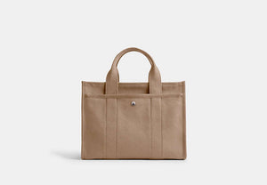 Cargo Tote Bag - Silver/Dark Natural
