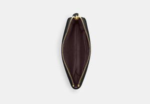 Corner Zip Wristlet - Gold/Black