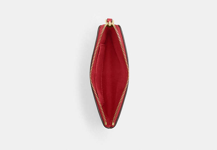 Corner Zip Wristlet - Gold/Poppy