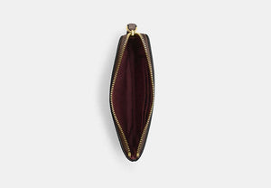 Corner Zip Wristlet - Gold/Dark Stone