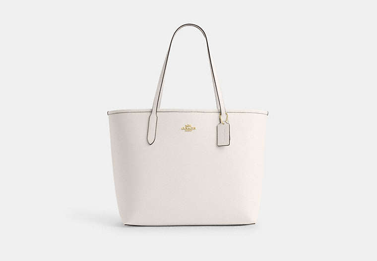City Tote Bag - Gold/Chalk