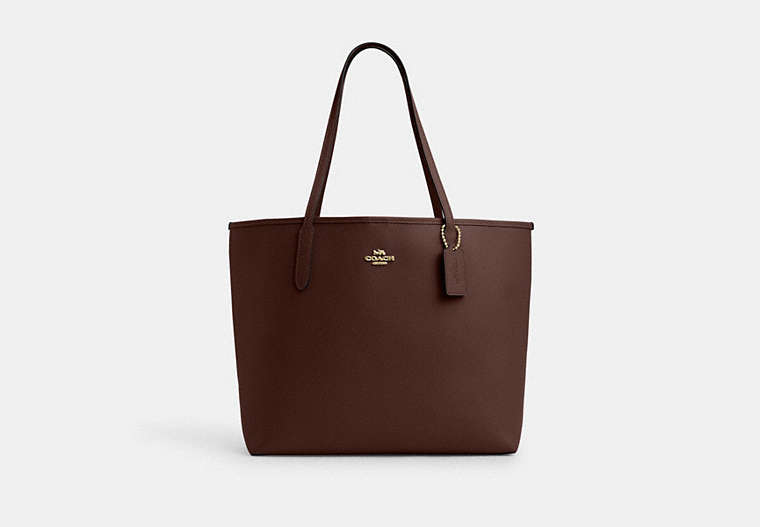 City Tote Bag - Gold/Maple