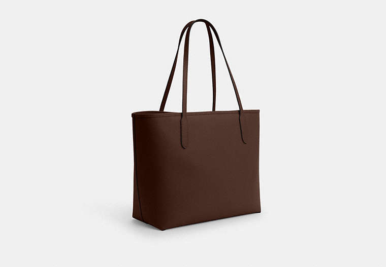 City Tote Bag - Silver/Maple