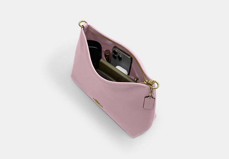 Laurel Shoulder Bag - Gold/Carnation