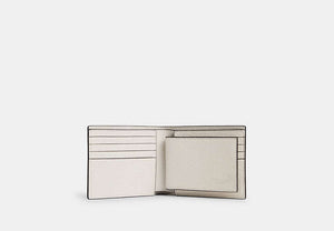 3-In-1 Wallet - Gunmetal/Chalk