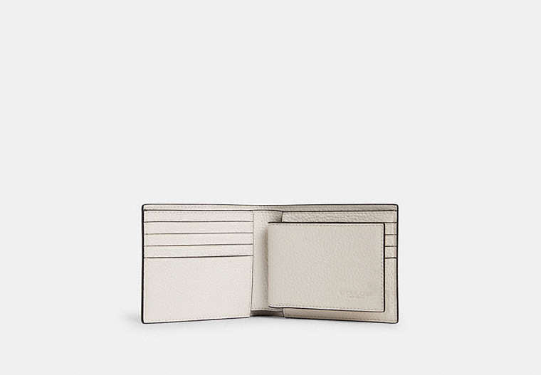 3-In-1 Wallet - Gunmetal/Chalk