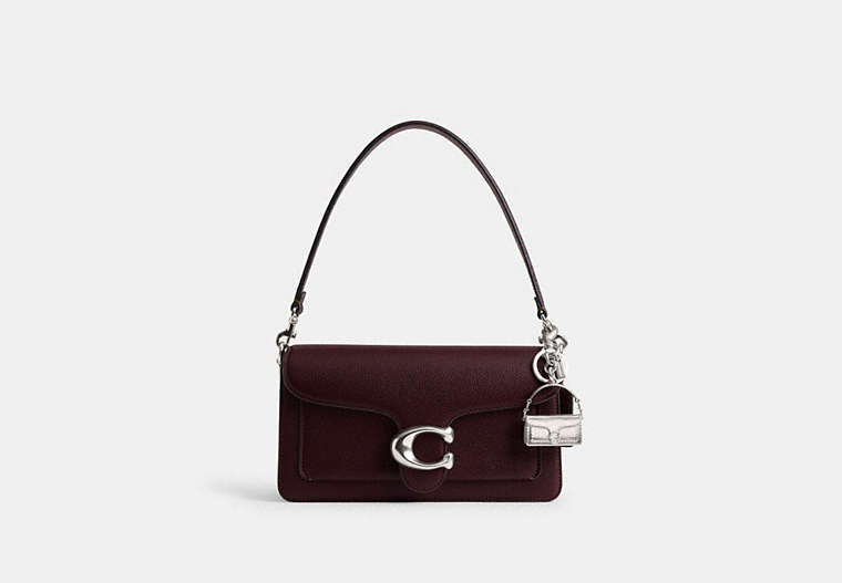 Tabby Bag Charm - Silver/Silver
