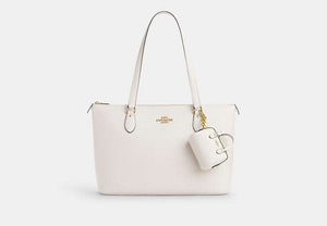 Mini Rowan Satchel Bag Charm - Gold/Chalk