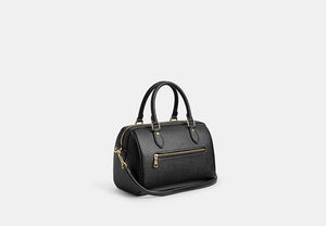 Rowan Satchel Bag - Gold/Black