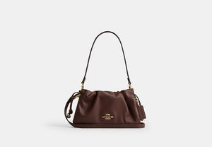 Faye Shoulder Bag - Gold/Maple