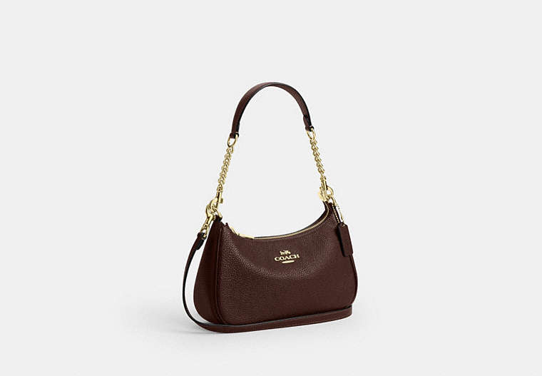 Teri Shoulder Bag - Gold/Maple