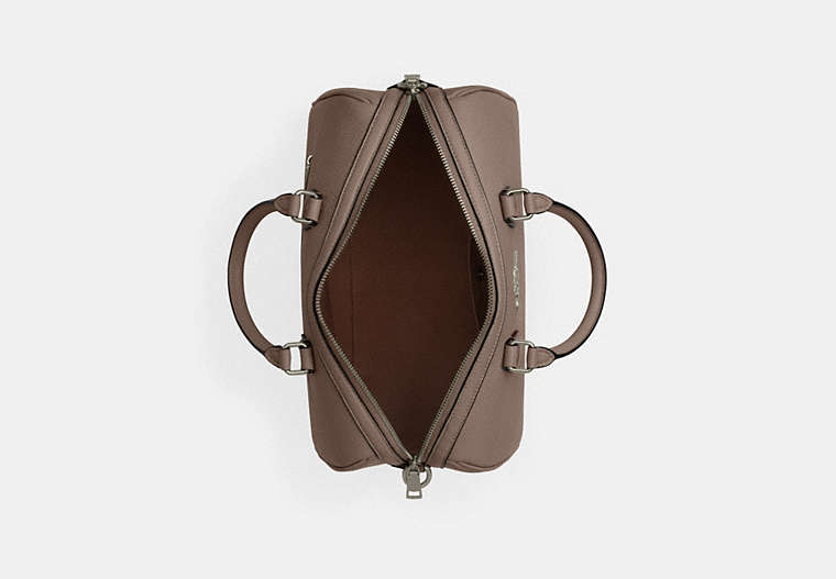 Rowan Large Satchel Bag - Gunmetal/Dark Stone