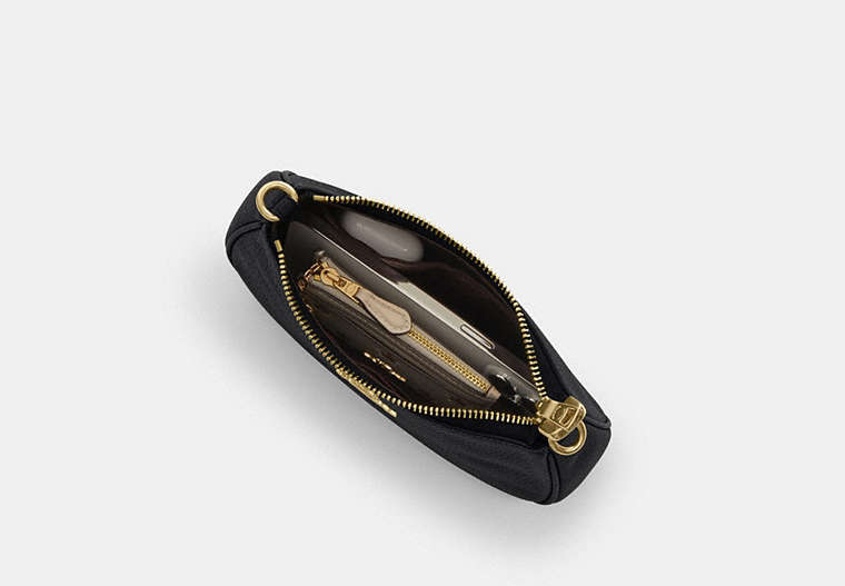 Teri Mini Crossbody Bag With Quilting - Gold/Black