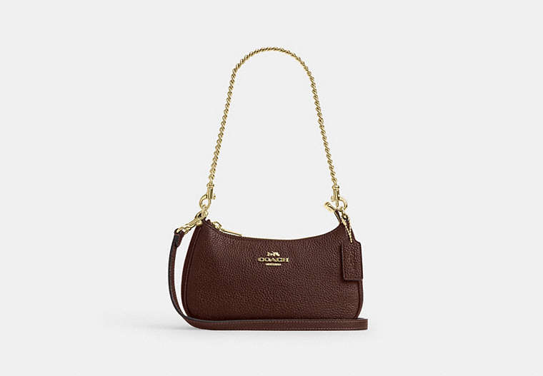 Teri Mini Crossbody Bag - Gold/Maple