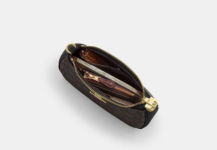 Teri Mini Crossbody Bag - Gold/Walnut/Black