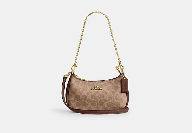 Teri Mini Crossbody Bag - Gold/Tan/Brown