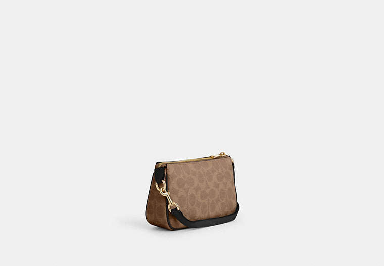Nolita 19 In Signature Canvas - Gold/Tan/Black