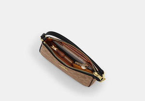 Nolita 19 In Signature Canvas - Gold/Tan/Black