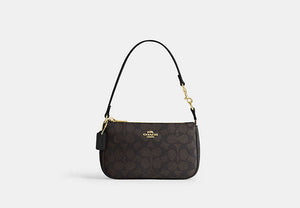 Nolita 19 In Signature Canvas - Gold/Walnut/Black
