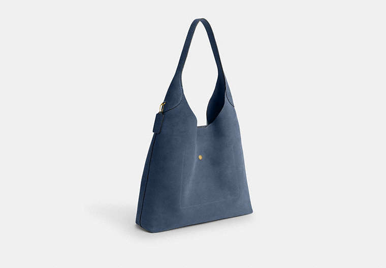 Brooklyn Shoulder Bag 39 - Brass/Light Denim
