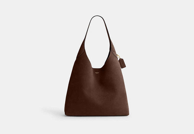 Brooklyn Shoulder Bag 39 - Brass/Dark Chocolate