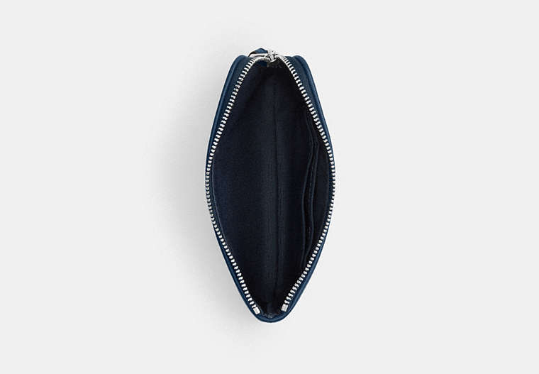 Corner Zip Wristlet - Silver/Denim/Dark Denim