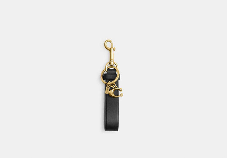 Signature Bag Charm - Brass/Black