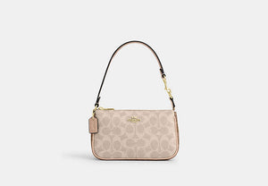 Nolita 19 In Blocked Signature Canvas - Gold/Sand/Tan