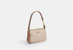 Nolita 19 In Blocked Signature Canvas - Gold/Sand/Tan