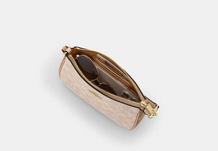 Nolita 19 In Blocked Signature Canvas - Gold/Sand/Tan