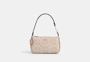 Nolita 19 In Blocked Signature Canvas - Silver/Sand/Taupe Multi